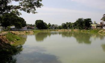 कूरम में पुनर्निर्मित समथमन मंदिर तालाब। फोटो - indiawaterportal