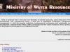 water resources ministry