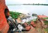 sewage drowning in ganga