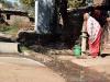 hand pump near toilet